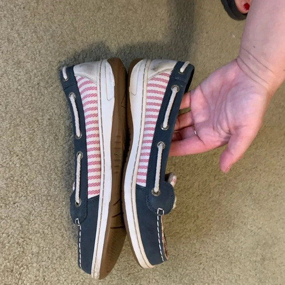 Sperry Top Sider, Women’s 7, red white & blue - Picture 5 of 6